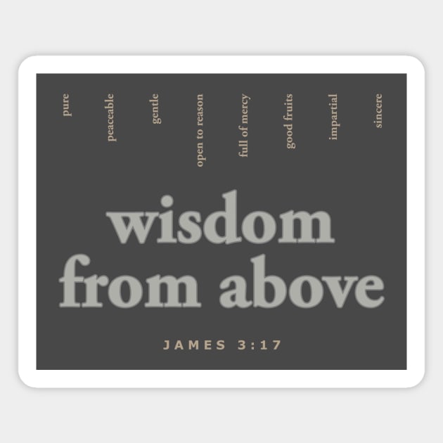 wisdom from above Magnet by timlewis